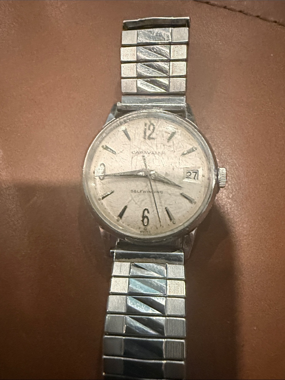 Vintage Caravelle Manual Wind M4 1964 Men Watch